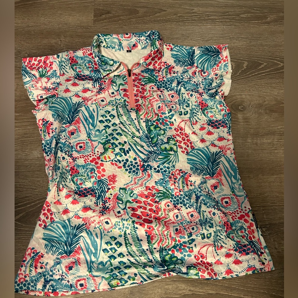 Medium faux Lily Pulitzer
